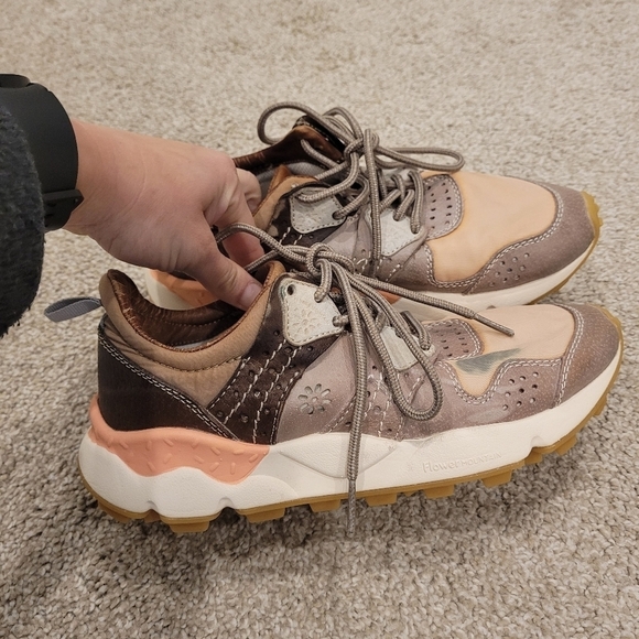 Free People CORAX Women's Pink Technical Fabric & Suede Sneakers Size 5.5 - Picture 5 of 8